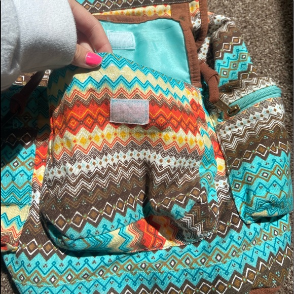 Bohemian Canvas Backpack - Picture 3 of 12